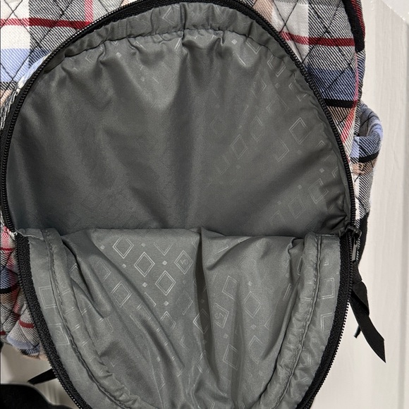 Plaid Quilted Backpack - Picture 4 of 6